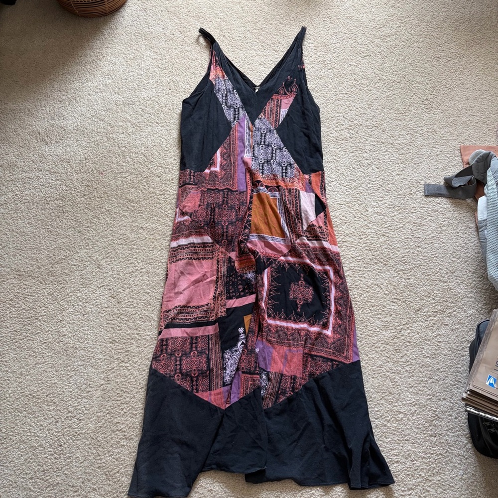 Free People | All Patched Up Jumpsuit - Picture 2 of 9